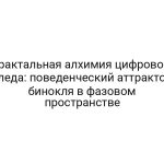 Фрактальная алхимия цифрового следа: поведенческий аттрактор бинокля в фазовом пространстве